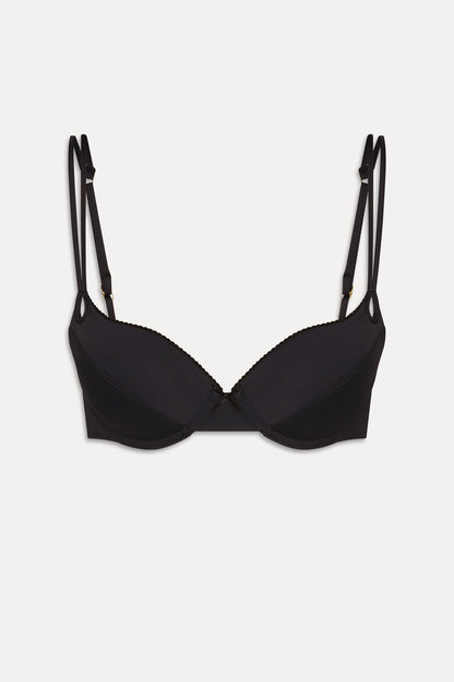 Cherish Push Up Bikini Top - Black | Frankies Bikinis