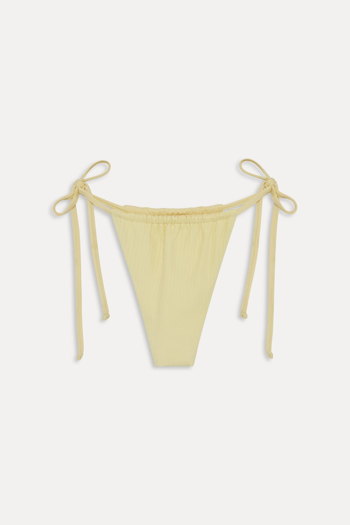 x JENNIE Tia Ribbed Bikini Bottom - Honeycomb | Frankies Bikinis