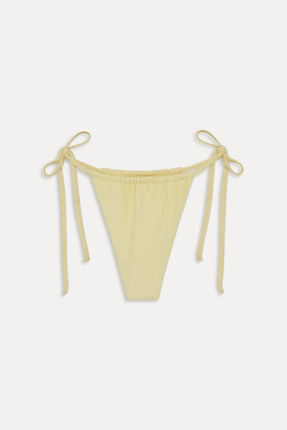 x JENNIE Tia Ribbed Bikini Bottom - Honeycomb | Frankies Bikinis