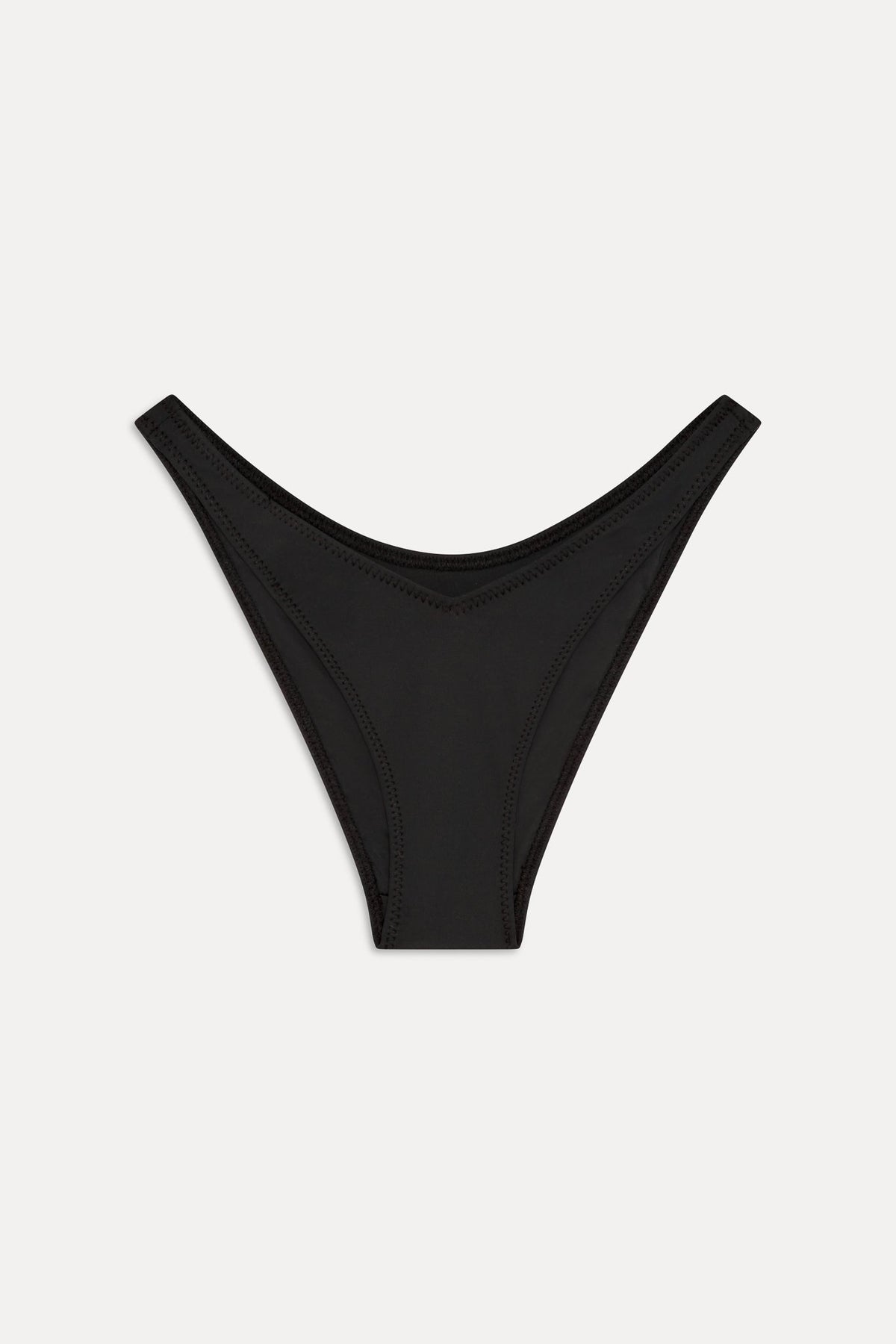 Harper Cheeky Bikini Bottom - Black | Frankies Bikinis