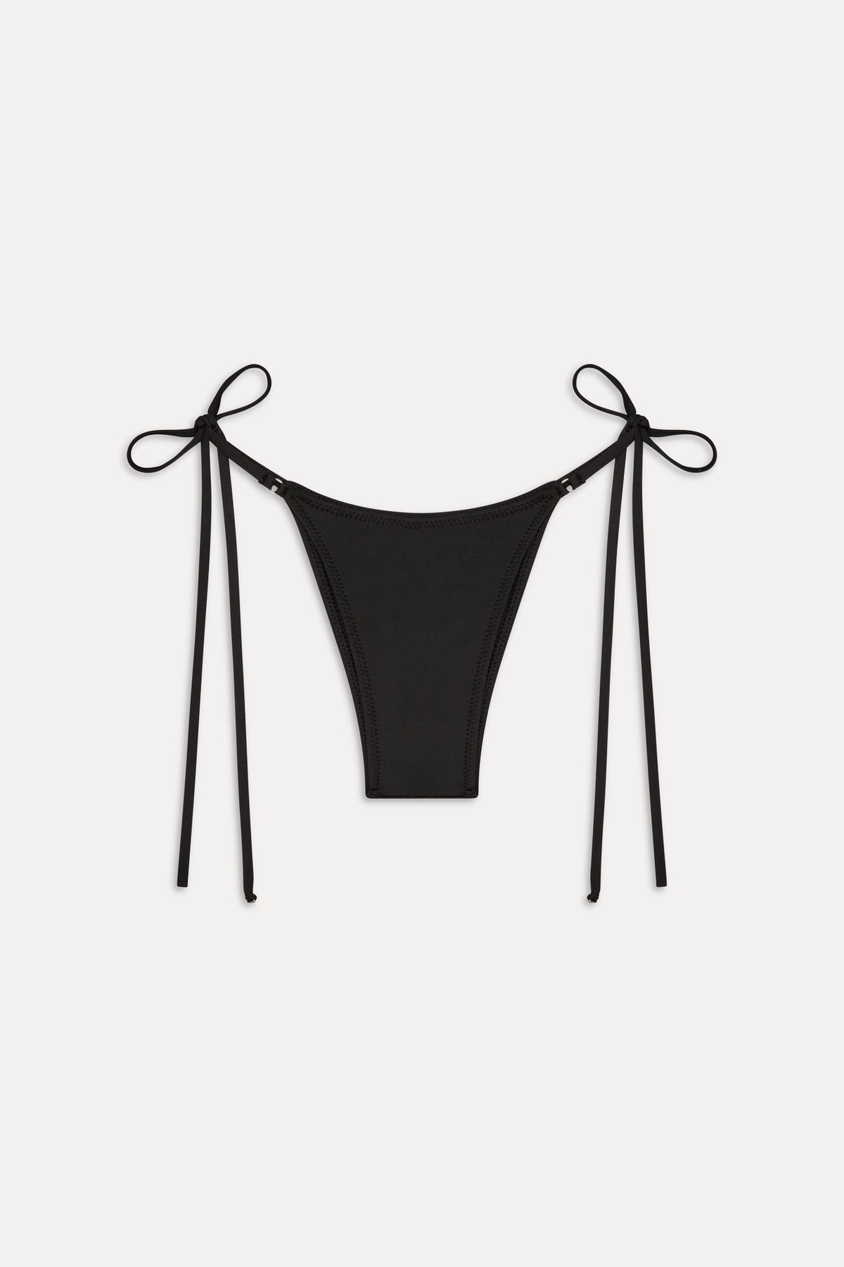 Elena Skimpy Bikini Bottom - Black | Frankies Bikinis