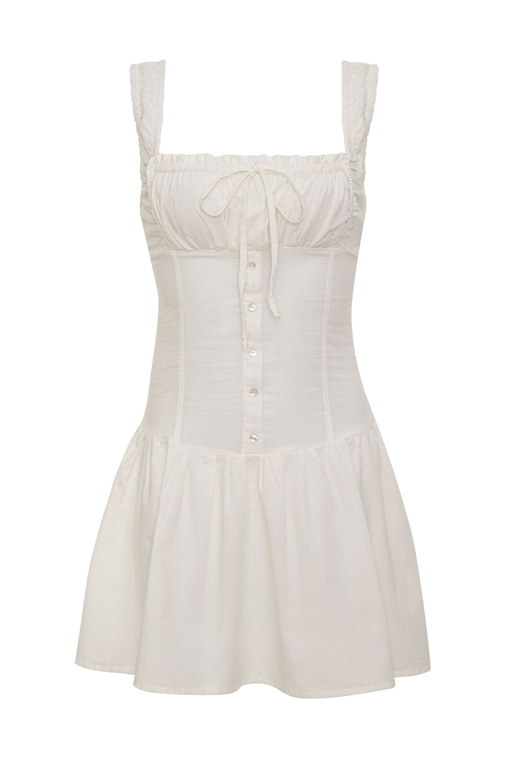 Christa Ruffle Mini Dress - Sunrose | Frankies Bikinis