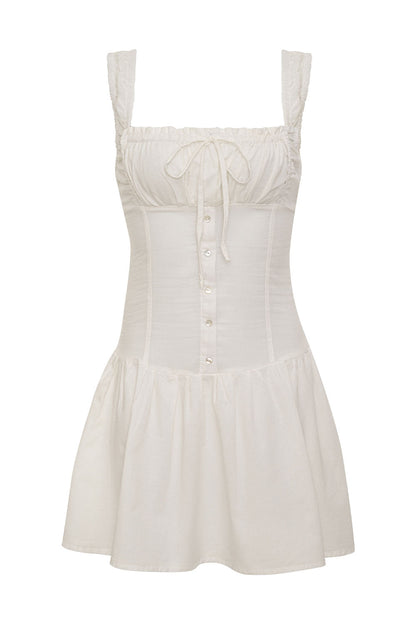 Christa Ruffle Mini Dress - Sunrose | Frankies Bikinis