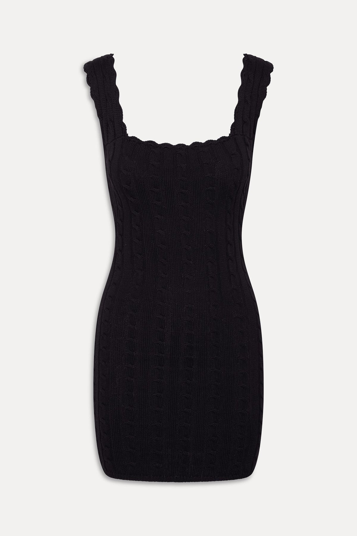 Jules Knit Backless Mini Dress - Black | Frankies Bikinis