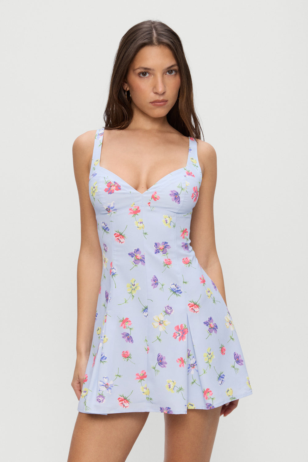 Siren Floral Mini Dress - Fresh Florals | Frankies Bikinis
