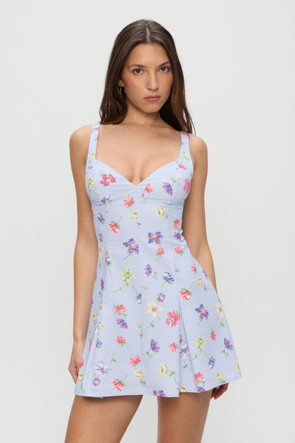 Siren Floral Mini Dress - Fresh Florals | Frankies Bikinis