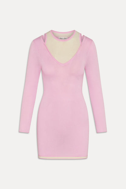 Logan Knit Mini Dress - Pink Cloud | Frankies Bikinis