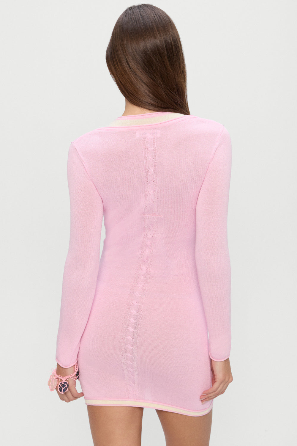 Logan Knit Mini Dress - Pink Cloud | Frankies Bikinis