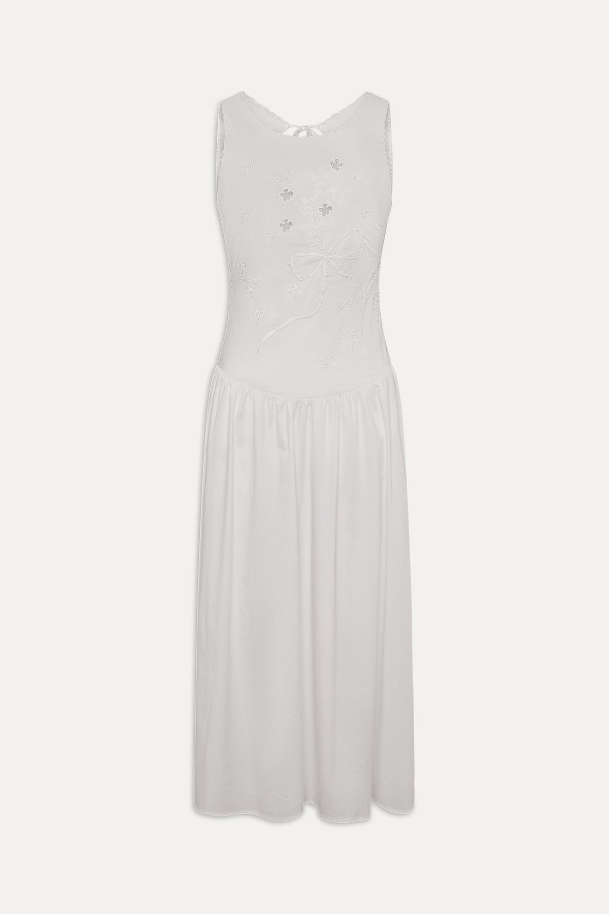 Soleil Backless Embroidered Midi Dress - Sleepy Angel | Frankies Bikinis