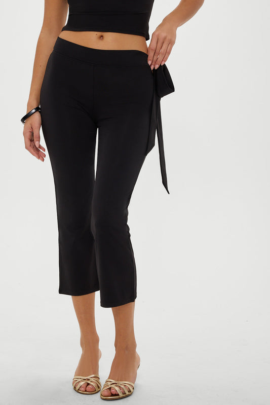 Jay Capri Pants - Black | Frankies Bikinis