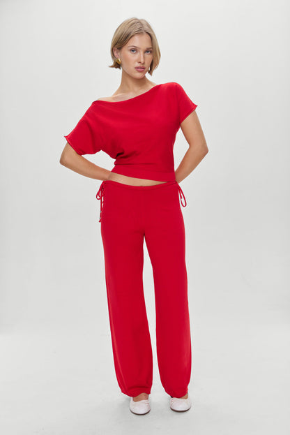 Montecito Boat Neck Knit Shirt - Heartstrings | Frankies Bikinis