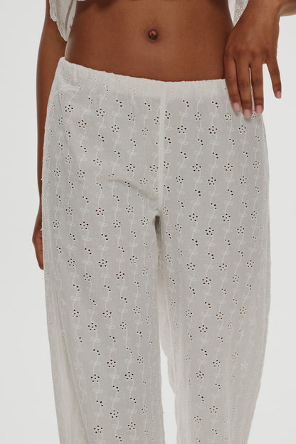 Princess Eyelet Pants - Daisy Eyelet | Frankies Bikinis