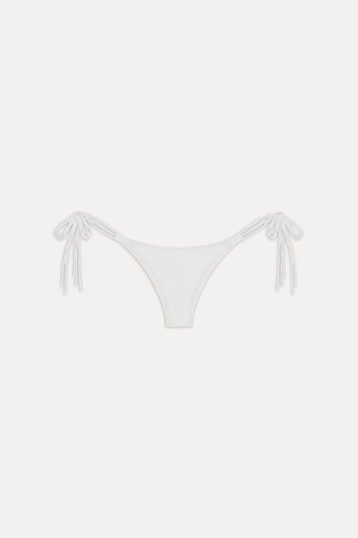 x JENNIE Camille Cheeky Bikini Bottom - Optic White | Frankies Bikinis
