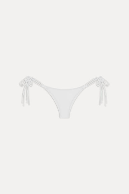 x JENNIE Camille Cheeky Bikini Bottom - Optic White | Frankies Bikinis