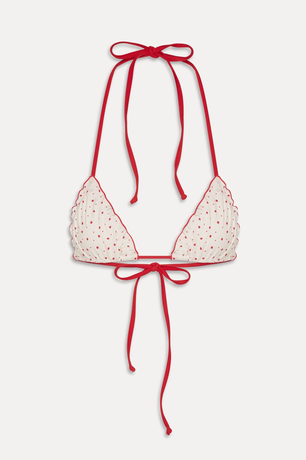 Tidal Skimpy Halter Bikini Top - Tiny Berry | Frankies Bikinis
