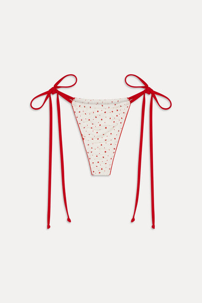 Tidal Micro String Bikini Bottom - Tiny Berry | Frankies Bikinis