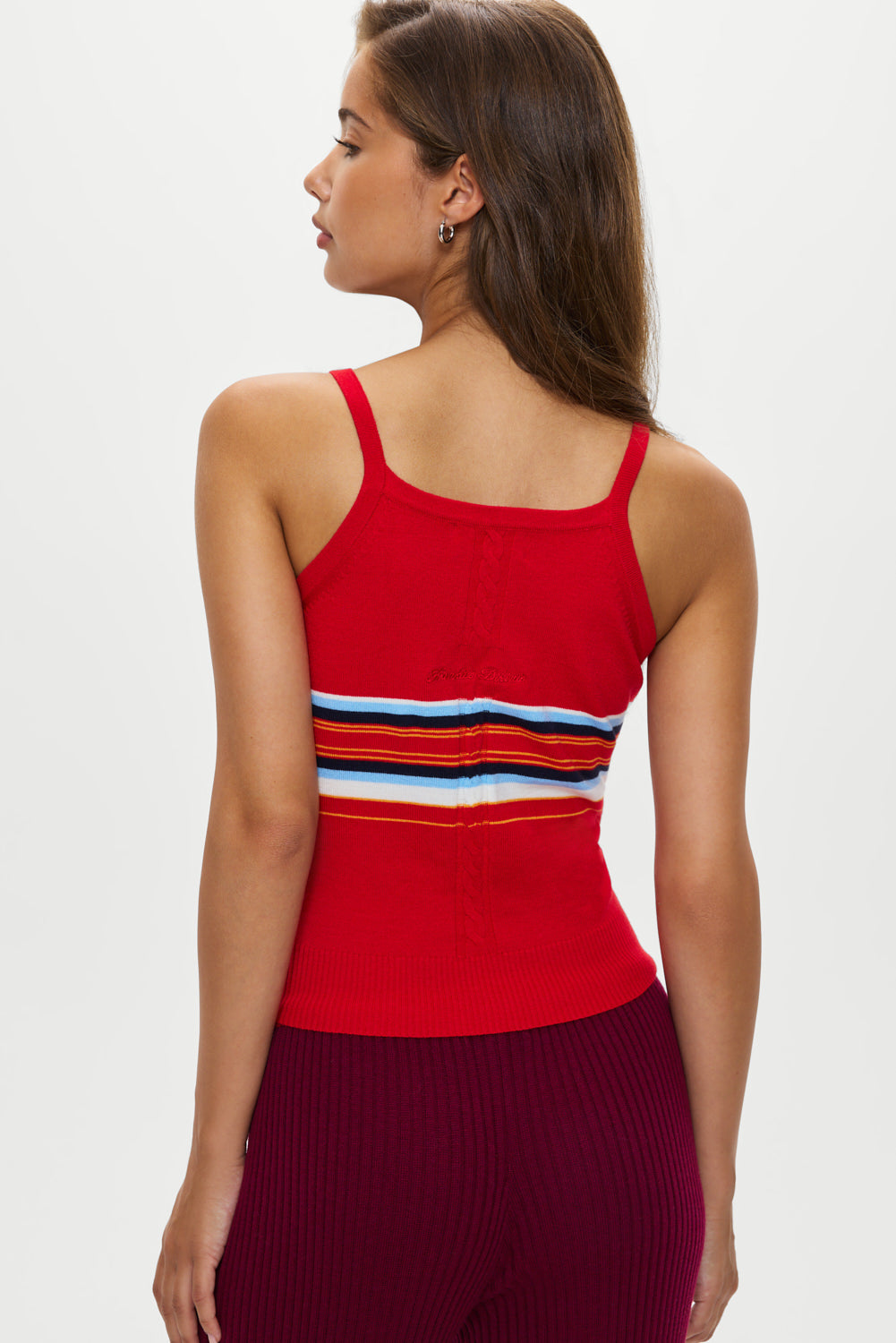 Graham Knit Tank - Ember Stripe | Frankies Bikinis