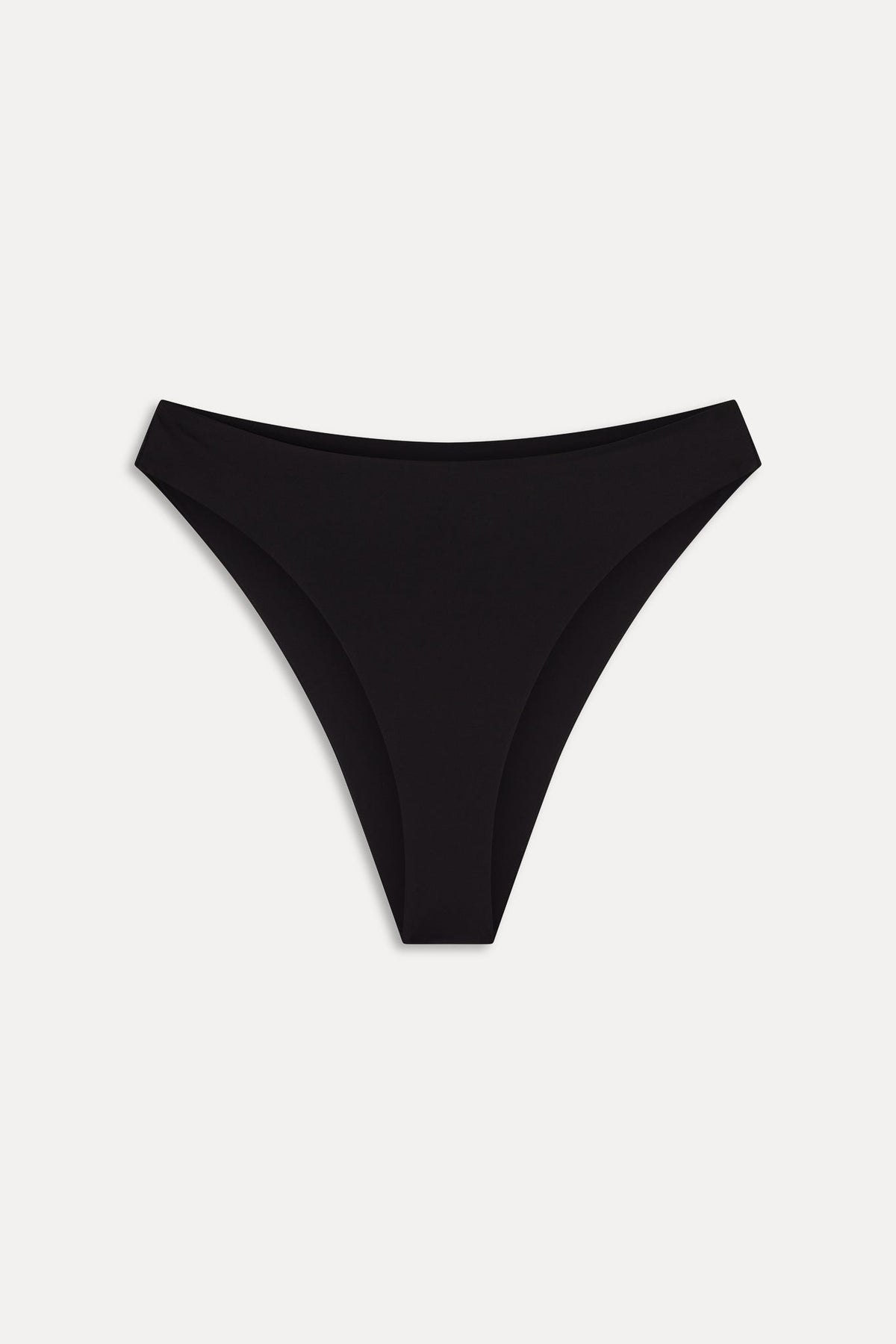 Beck High Waisted Bikini Bottom - Black | Frankies Bikinis