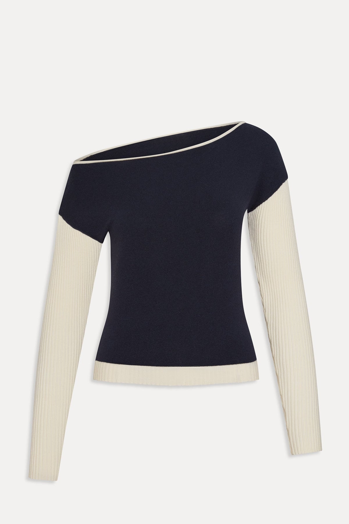 Vail Off The Shoulder Knit Shirt - Deep Sea | Frankies Bikinis