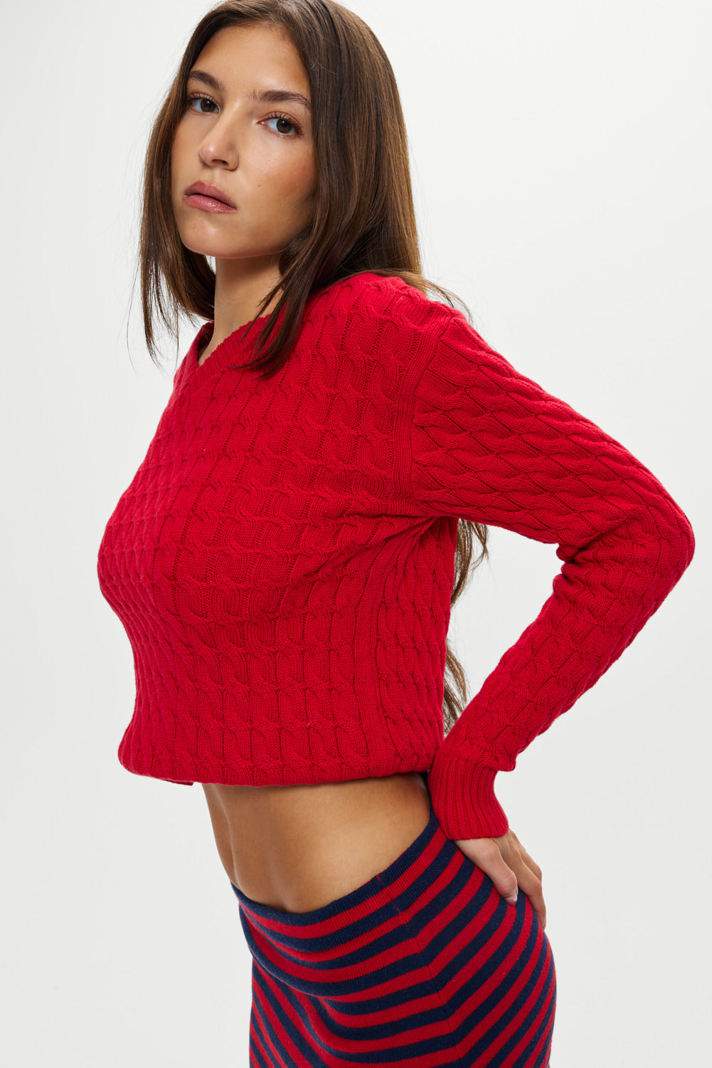 Prince Cable Knit Sweater - Heartstrings | Frankies Bikinis