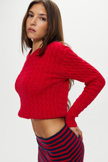 Prince Cable Knit Sweater - Heartstrings | Frankies Bikinis
