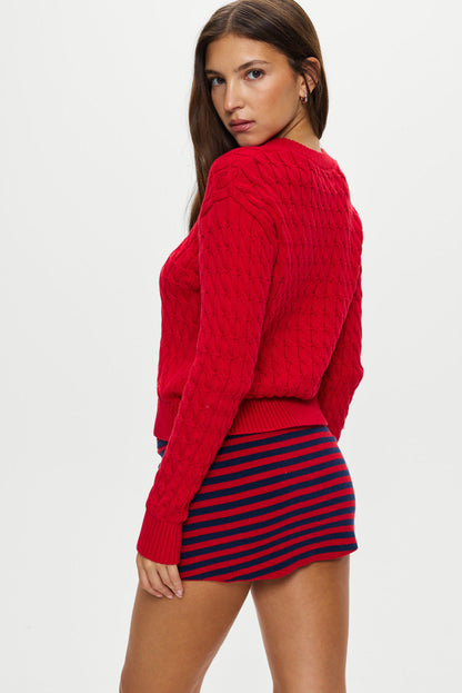 Prince Cable Knit Sweater - Heartstrings | Frankies Bikinis