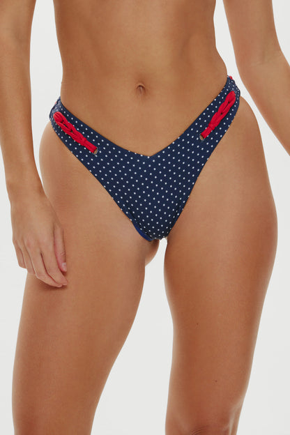 Enzo Cheeky Bikini Bottom - Shooting Stars | Frankies Bikinis