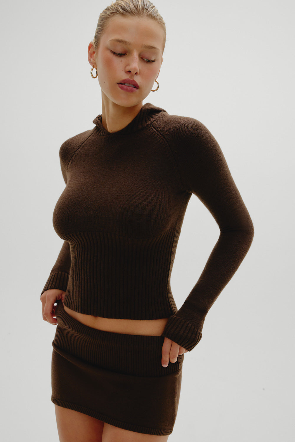 Briar Mini Skort - Chocolate Brown | Frankies Bikinis