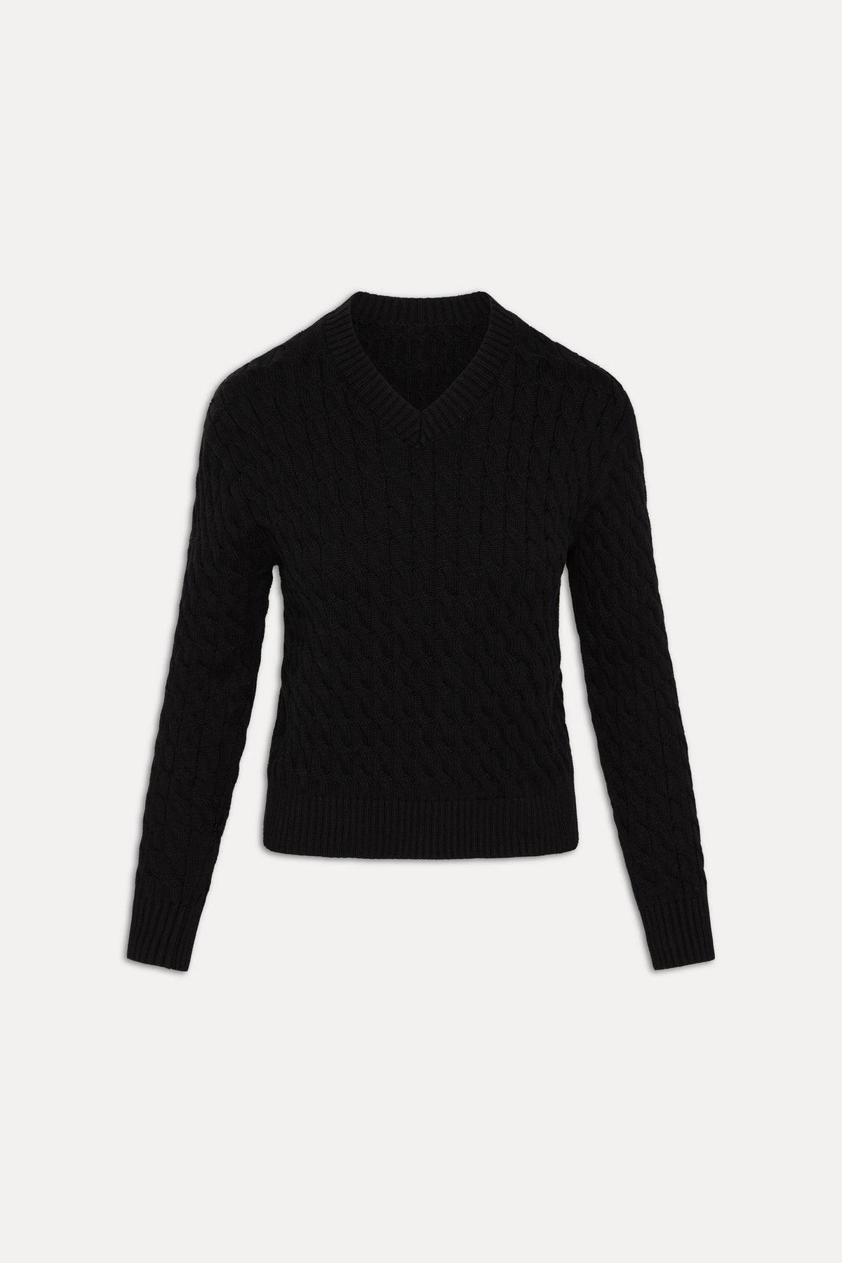 Prince Cable Knit Sweater - Black | Frankies Bikinis