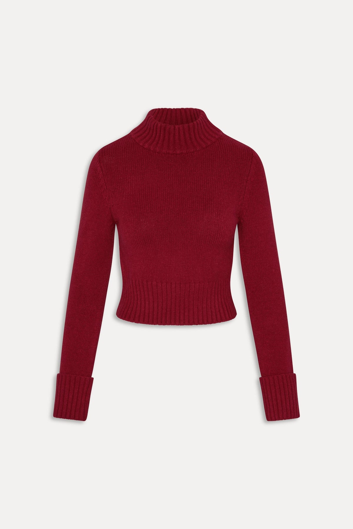 Laurel Knit Turtleneck Sweater - Rosewood | Frankies Bikinis