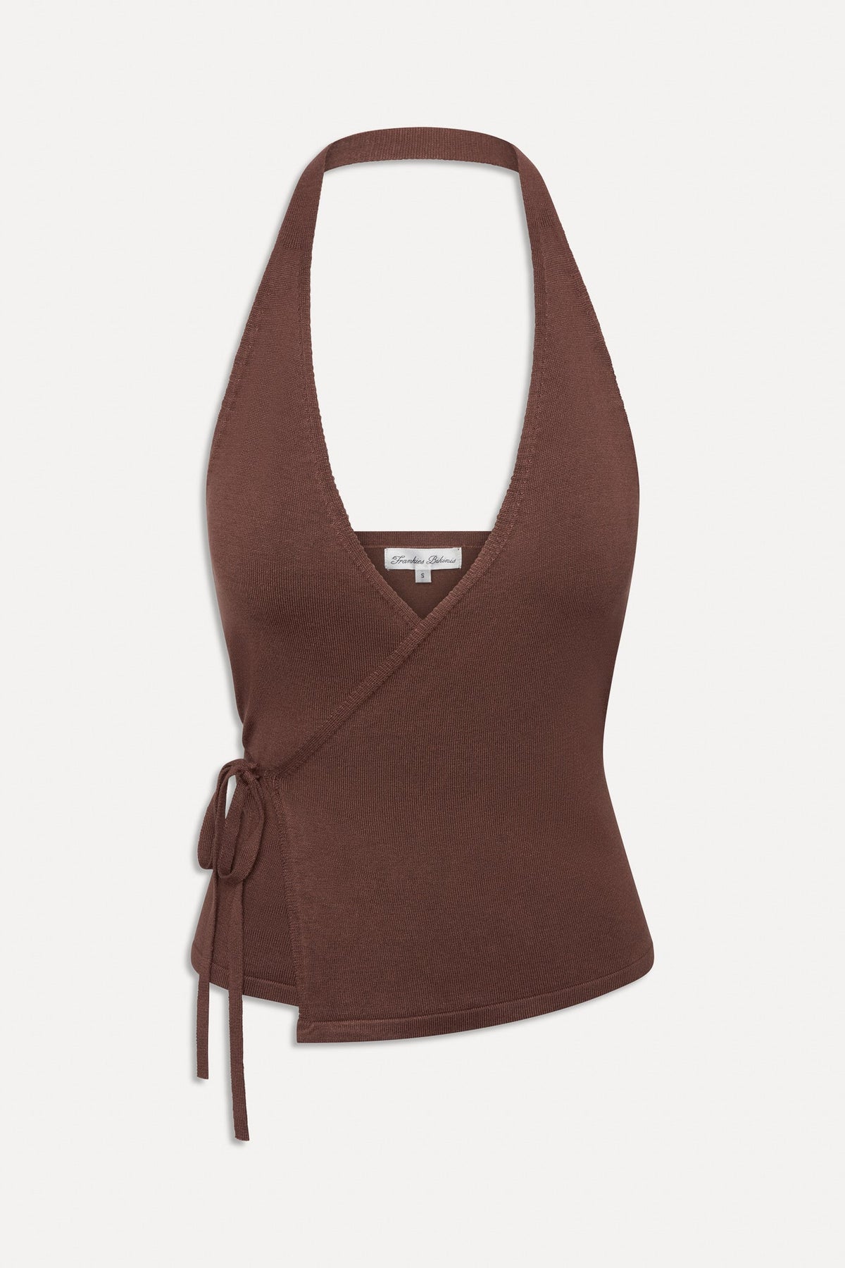 Lullaby Halter Wrap Top - Brown Sugar | Frankies Bikinis