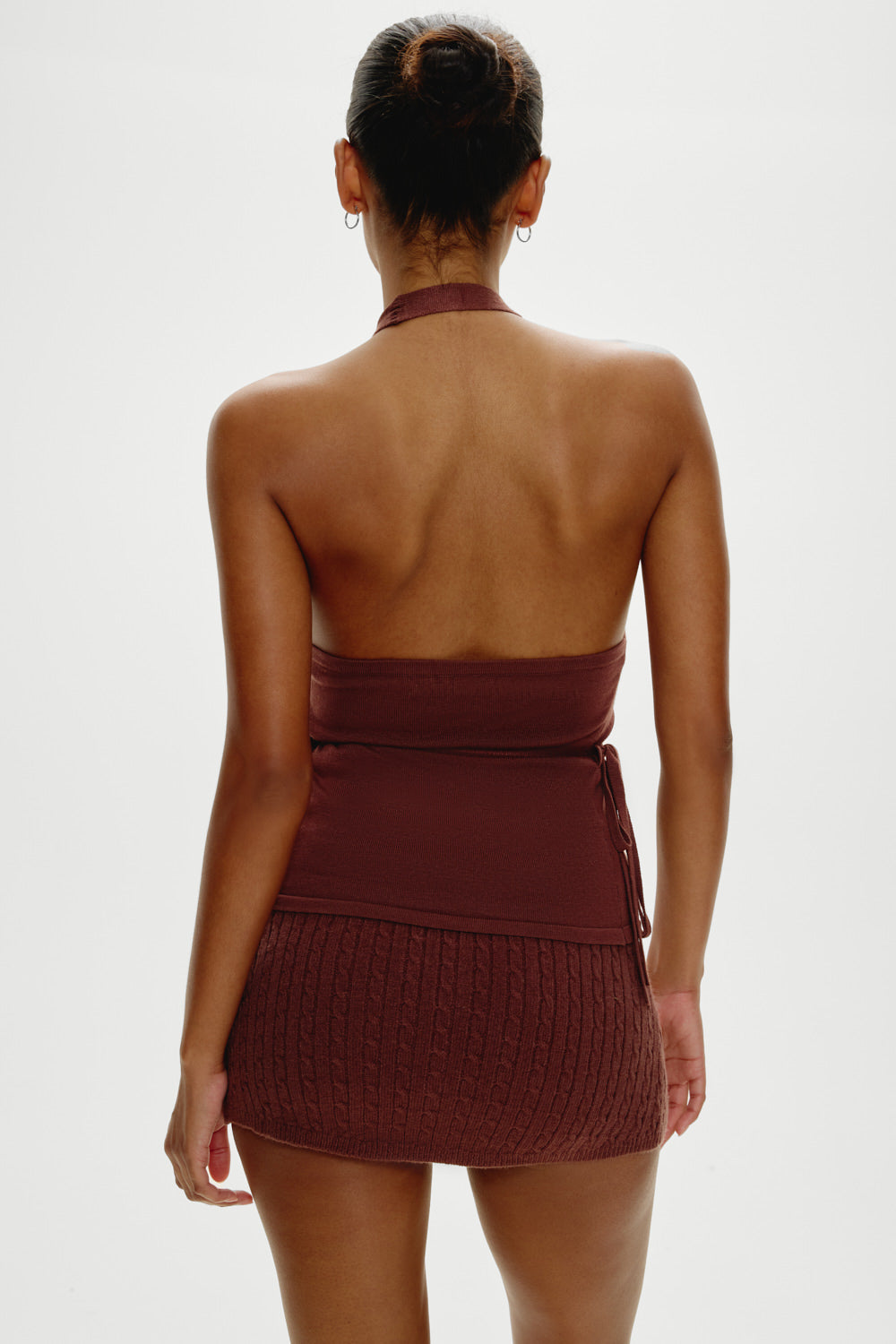 Lullaby Halter Wrap Top - Brown Sugar | Frankies Bikinis