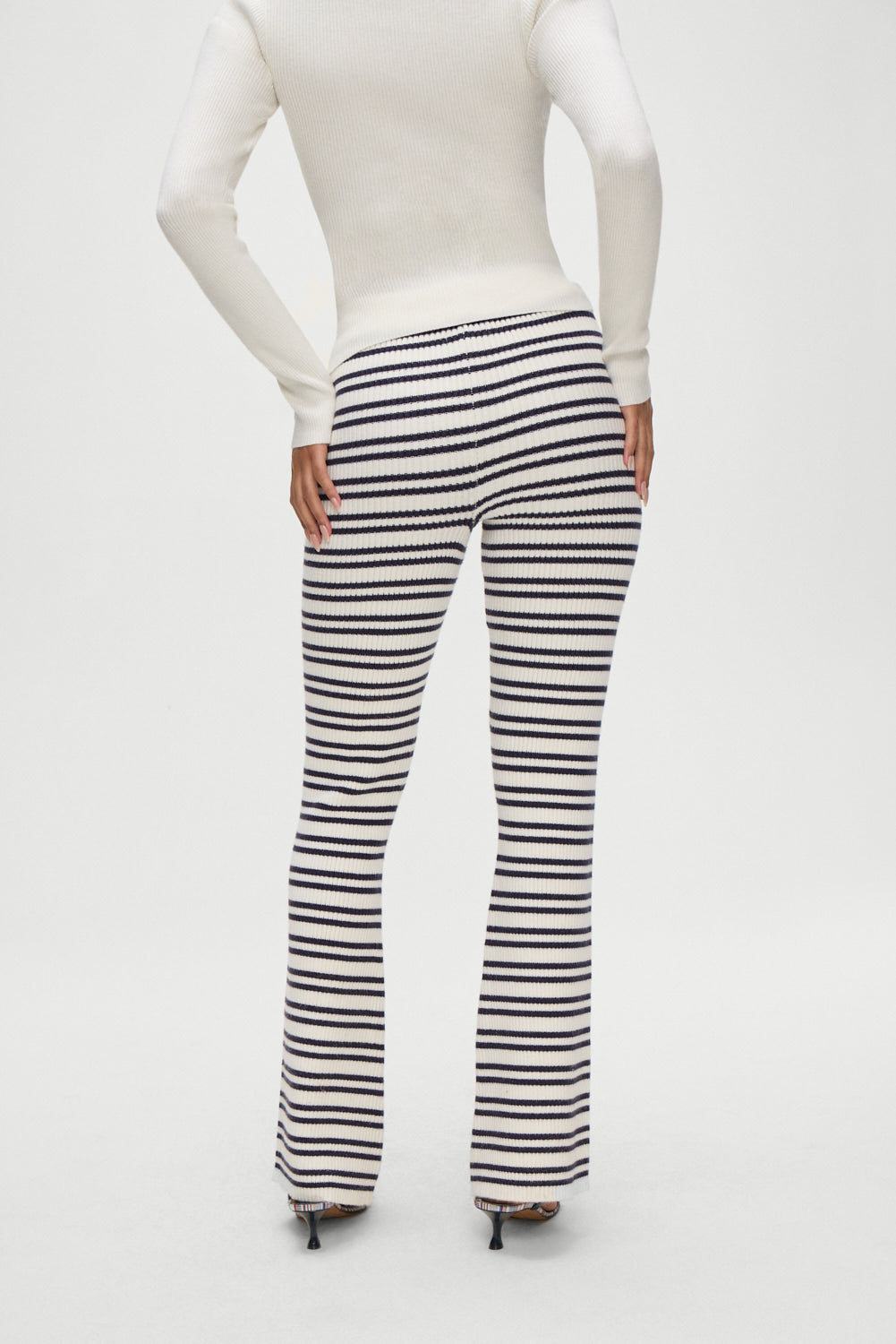 Camden Striped Knit Pants - Starlit Stripe | Frankies Bikinis
