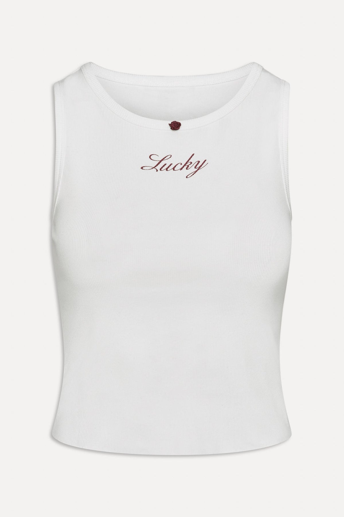 x BELLA HADID Reno Tank Top - Lone Star White | Frankies Bikinis