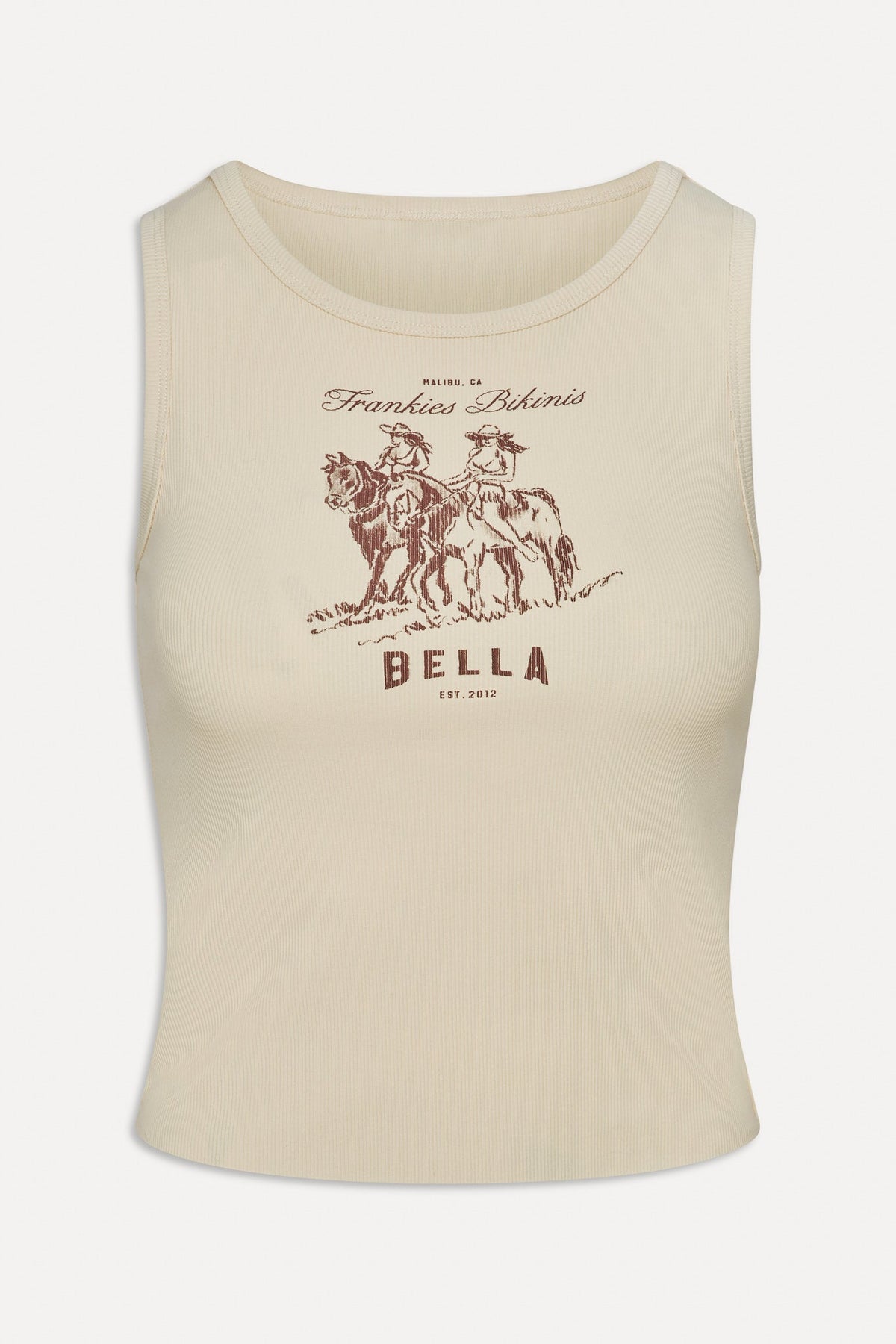 x BELLA HADID Reno Tank Top - Sand | Frankies Bikinis