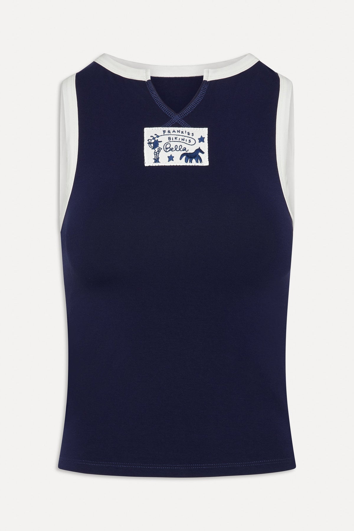x BELLA HADID Dreamer Tank Top - Lone Star Blue | Frankies Bikinis