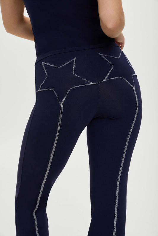 x BELLA HADID Dreamer Flare Pants - Lone Star Blue | Frankies Bikinis