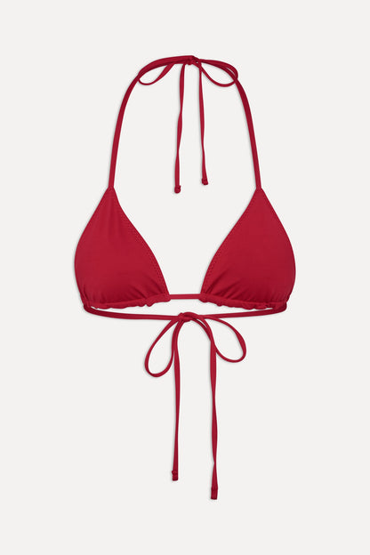 x BELLA HADID Nick Triangle Bikini Top - Valentine | Frankies Bikinis