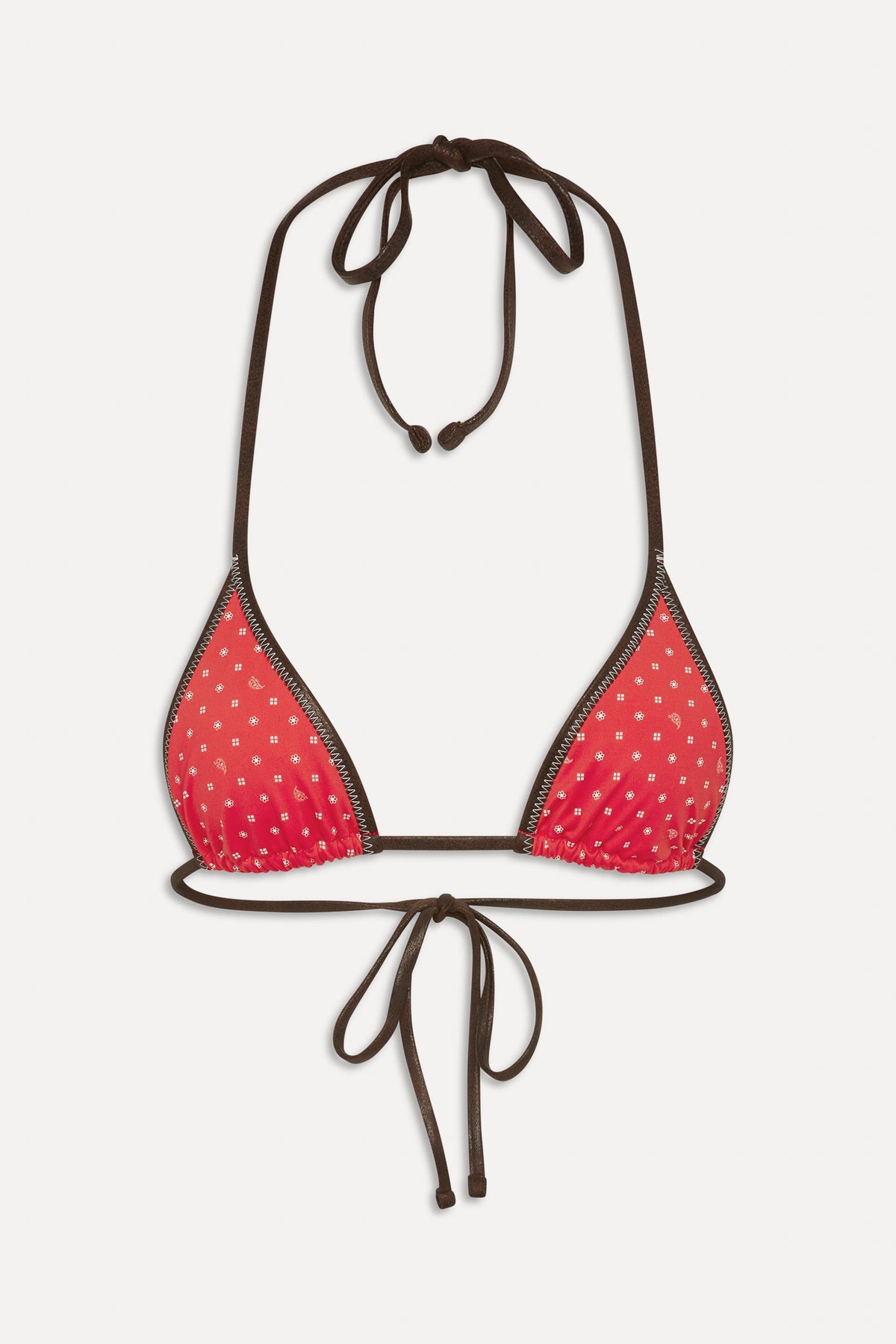 x BELLA HADID Paradise Halter Bikini Top - Lovebug | Frankies Bikinis