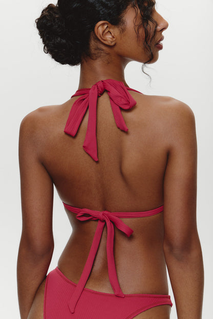 Taite Triangle Bikini Top - Vino | Frankies Bikinis