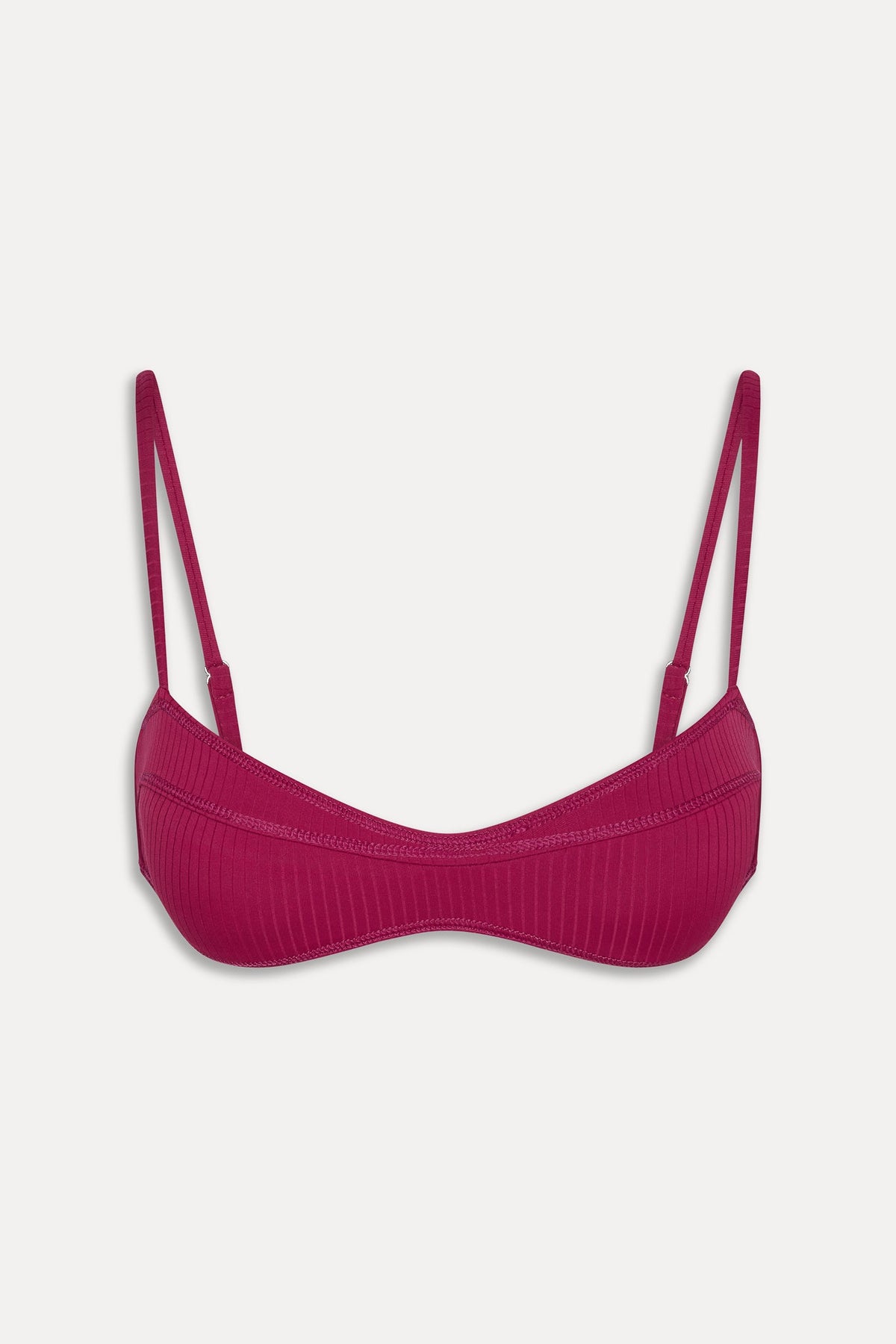 Lane Skimpy Bandeau Bikini Top - Vino | Frankies Bikinis