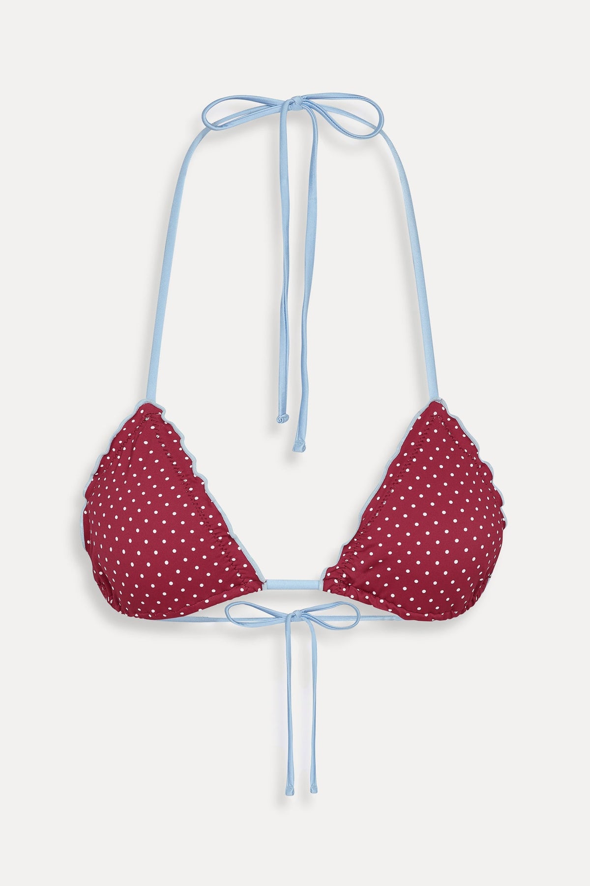 Tidal Polka Dot Bikini Top - Tuscany | Frankies Bikinis
