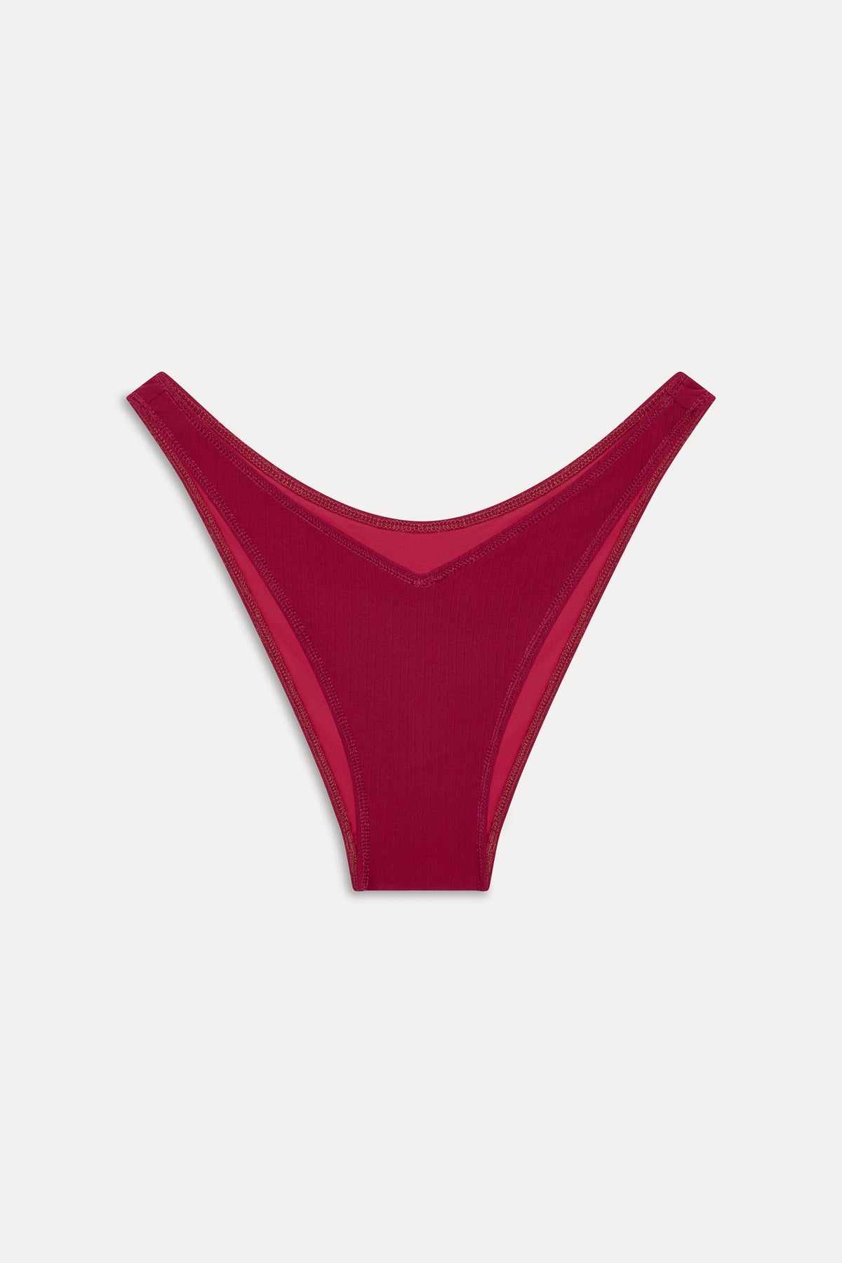 Harper Cheeky Bikini Bottom - Vino | Frankies Bikinis