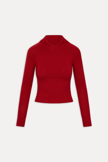Hazel Knit Hoodie - Heartstrings | Frankies Bikinis