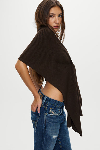 Snug Knit Scarf - Chocolate Brown | Frankies Bikinis