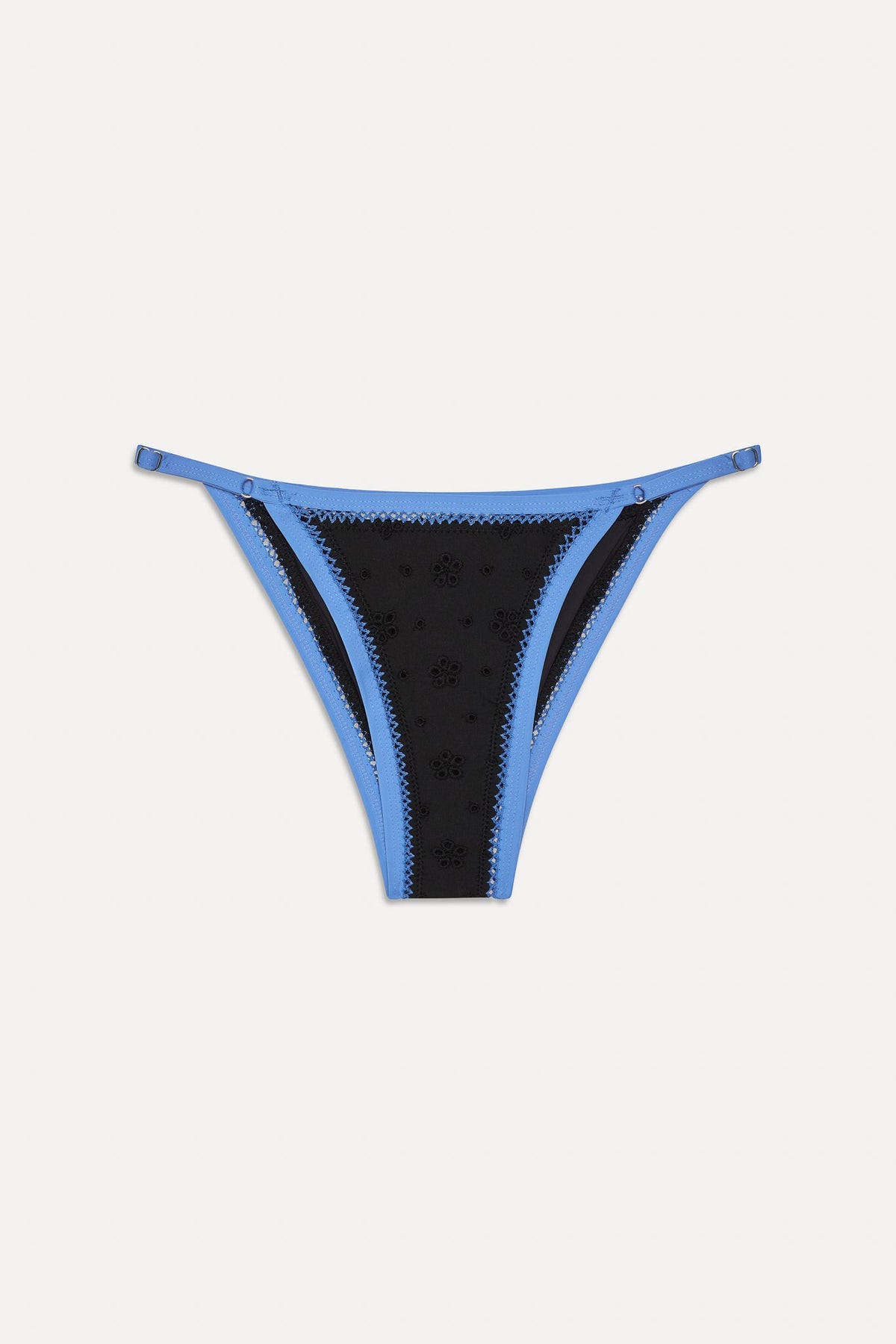Luna Cheeky Eyelet Bikini Bottom - Eclipse | Frankies Bikinis