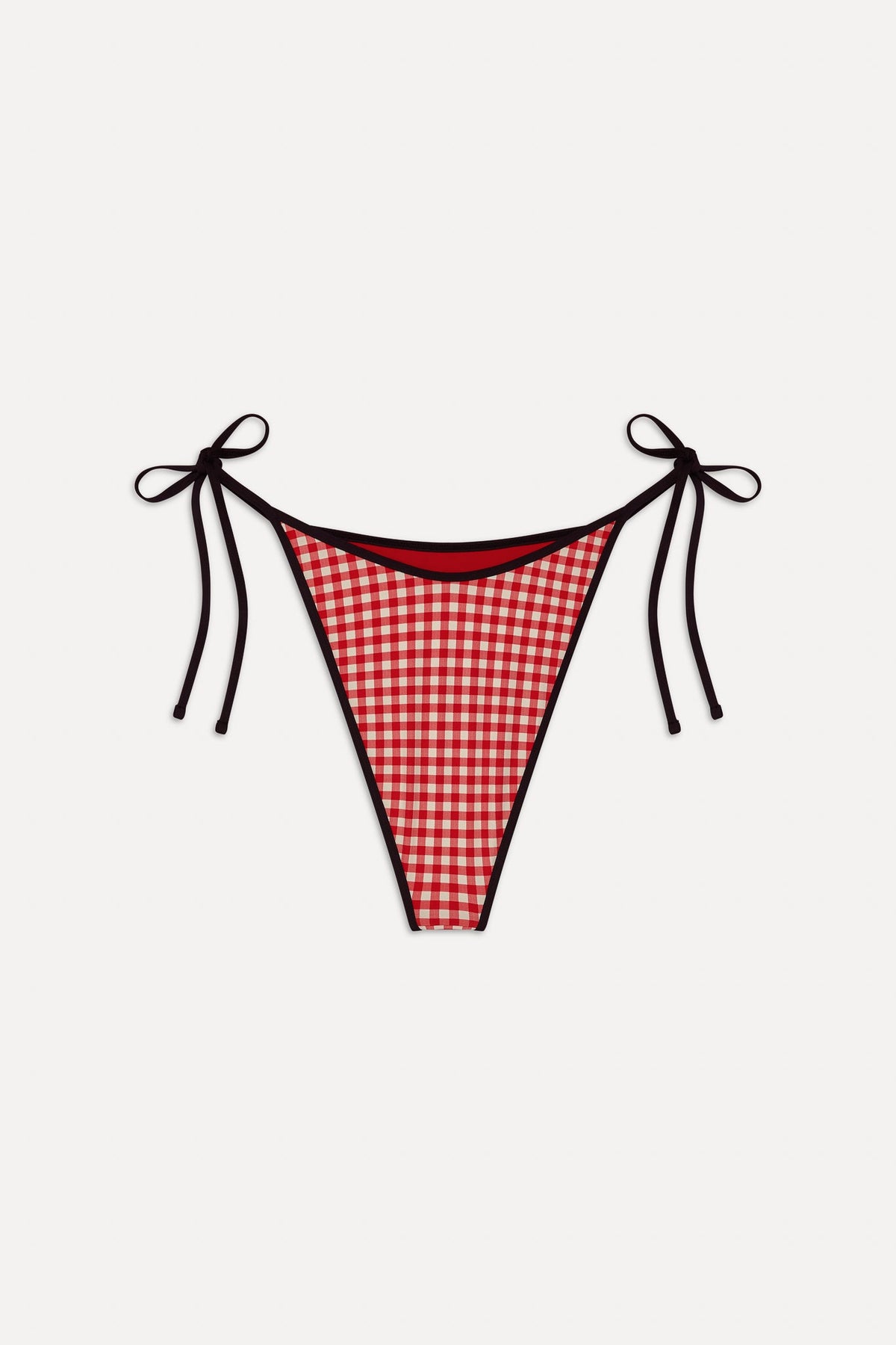 Romeo Cheeky String Bikini Bottom - Cherry Picnic | Frankies Bikinis