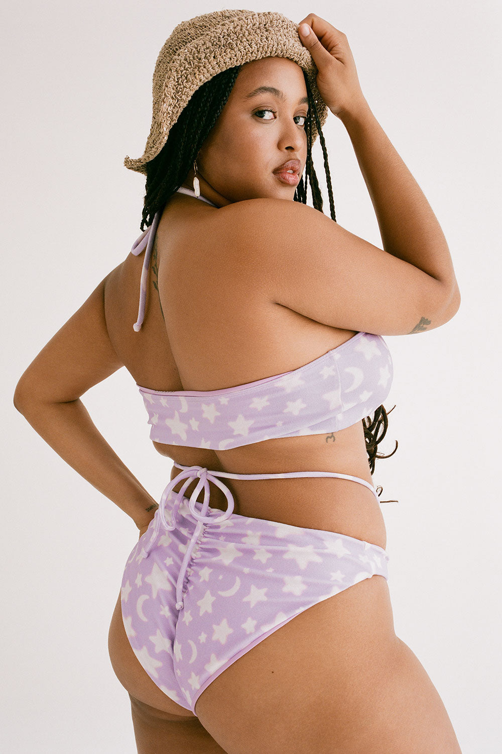 Jupiter Terry Bandeau Bikini Top - Luna | Frankies Bikinis
