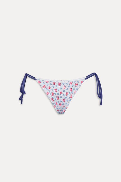 Mackenzie Cheeky String Bikini Bottom - Wild Rose | Frankies Bikinis
