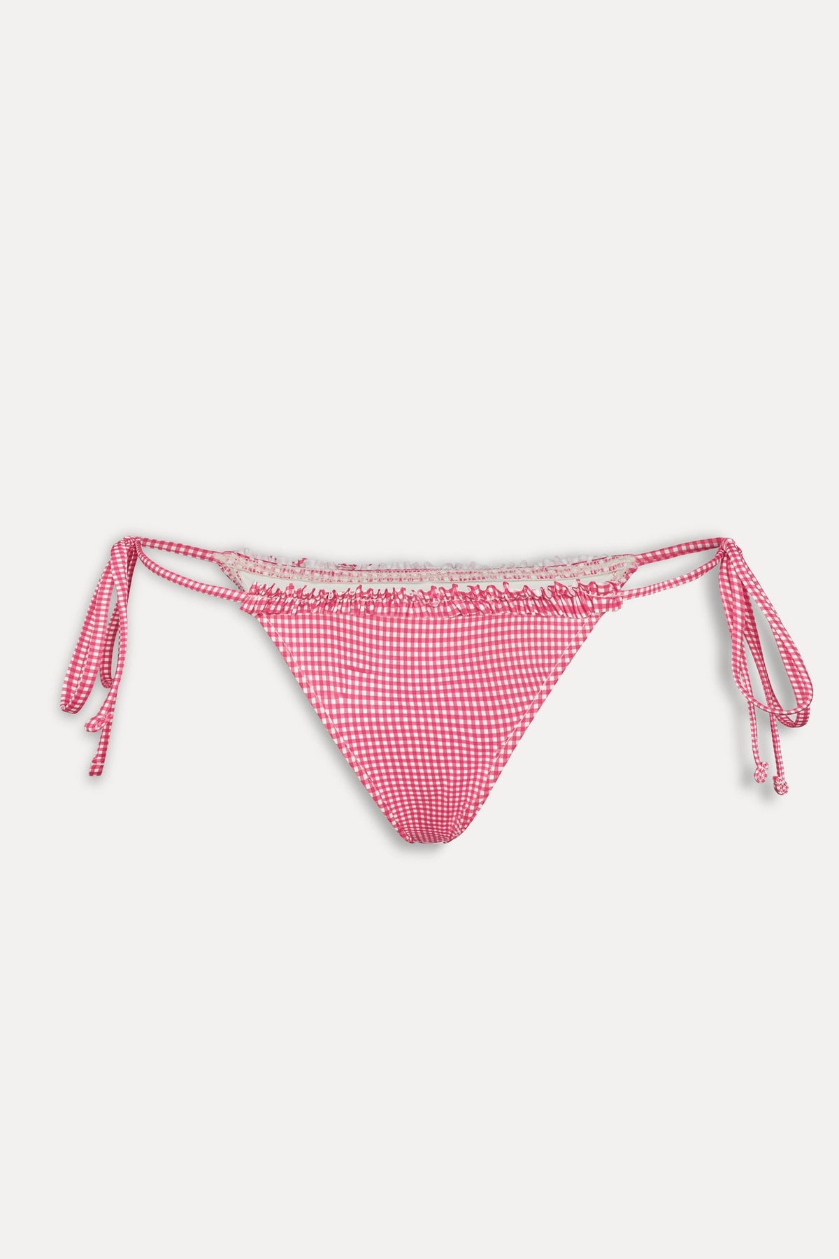 Divine Skimpy String Bikini Bottom - Ladybug Gingham | Frankies Bikinis